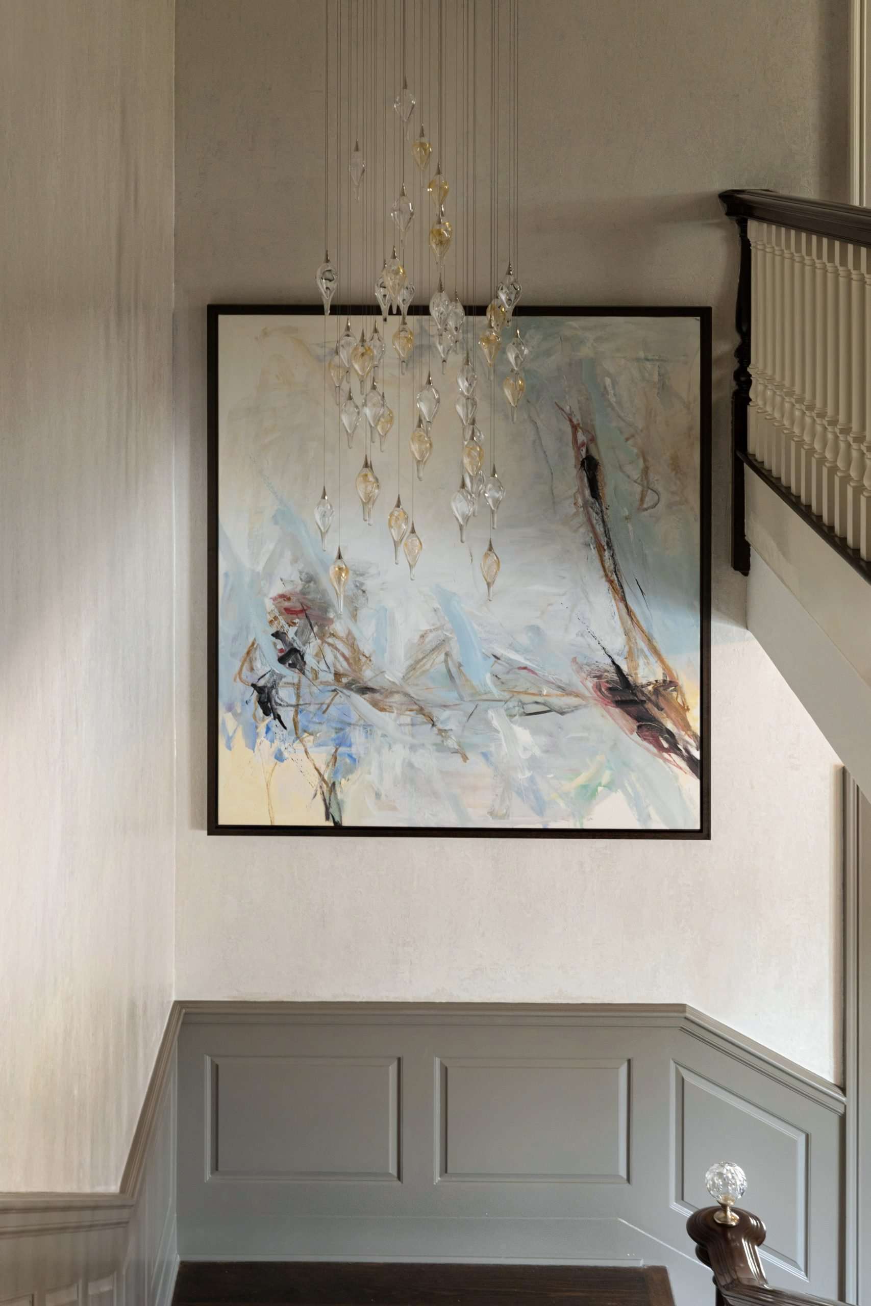 Pasadena Showcase House staircase detail